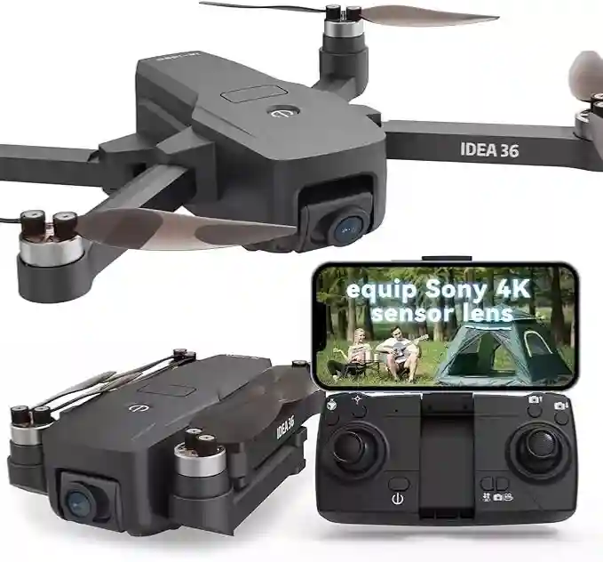 Drone with 4K Camera SD Card with Brushless Motors Drones with Camera