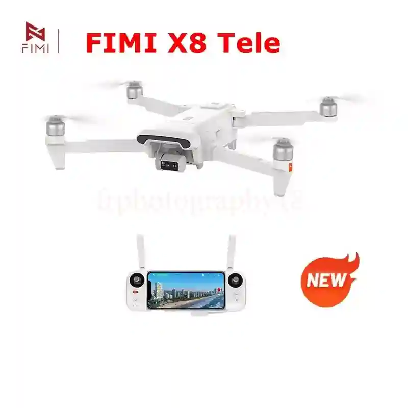 FIMI X8 Tele drone with Wide-Angle and tele Camera 30x Hybrid Zoom 4K 60fps 10KM