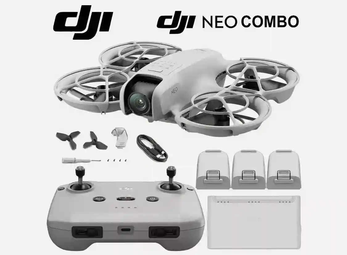 DJI Neo Fly More Combo 4K UHD 135g Self-Flying Camera Drone