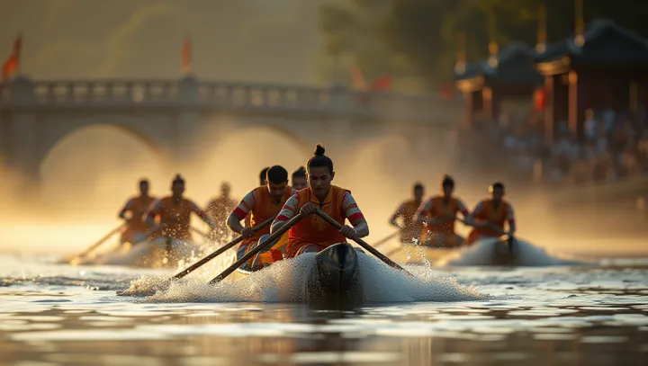 A Thrilling Showdown: The Eight Boat Race