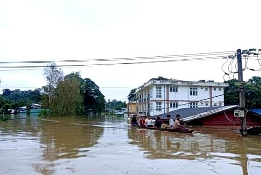 တနင်္သာရီမြစ်ရေ စိုးရိမ်ရေမှတ်အောက် ပြန်လည်ကျဆင်းပြီး...