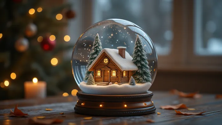 Create a Magical Christmas Snow Globe