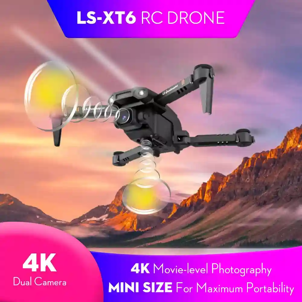 LS-XT6 with 4K Dual Track Flight B4R7