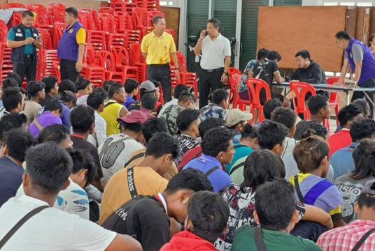 ထိုင်းနိုင်ငံ အယုဒ္ဒယရှိ ဆောက်လုပ်ရေးလုပ်ငန်းခွင်တစ်ခုတွင်...