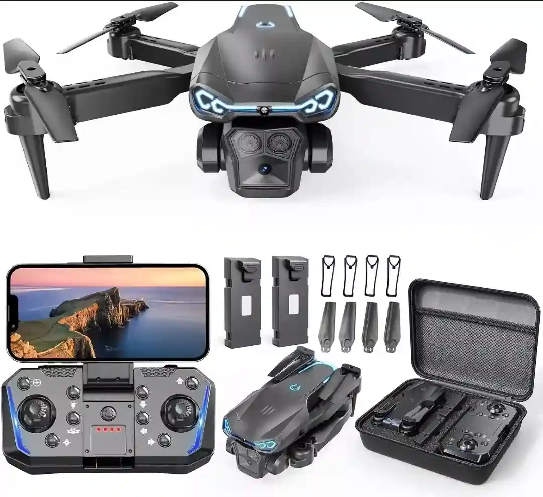 Drone with Camera for Kids & Adults, 1080P HD FPV with Altitude Hold, One-Key...