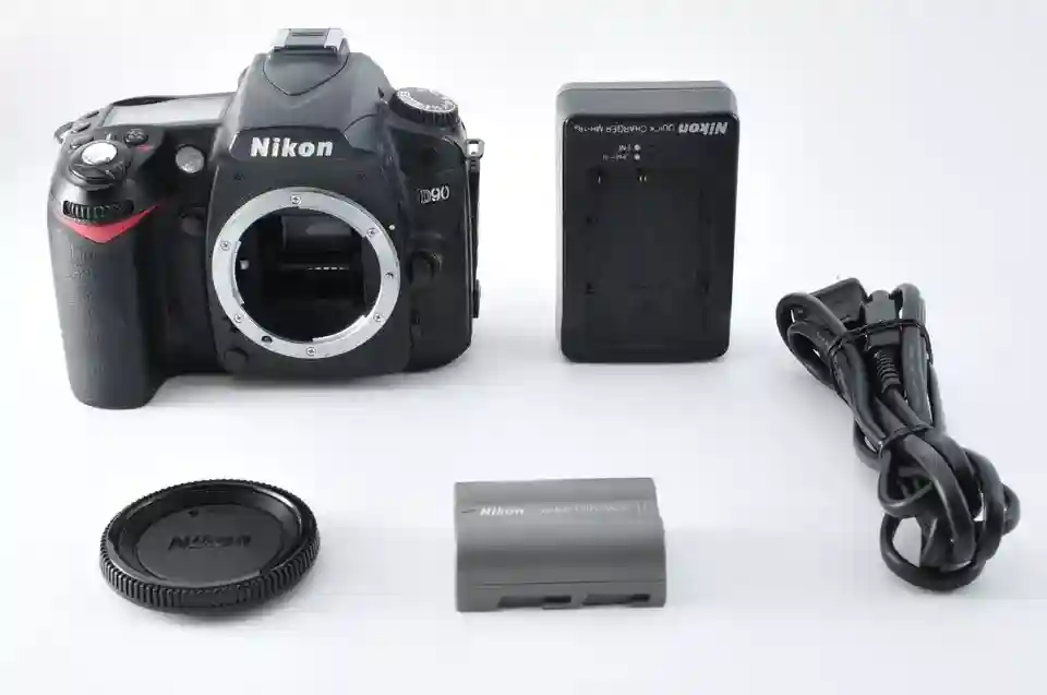 [AS-IS] Nikon D90 12.3MP DSLR Camera Body Black Shutter Count: 58684