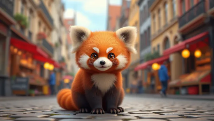 Pengembaraan Comel Panda Merah
