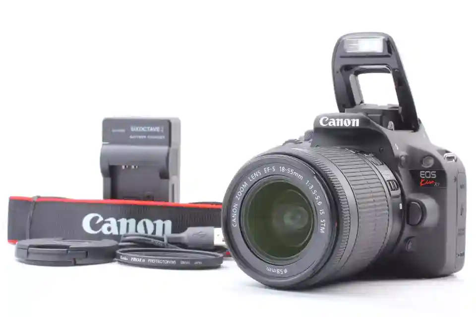 [MINT] Canon EOS Kiss X7 Rebel SL1 100D EF-S 18-55mm f/3.5-5.6 IS STM From JAPAN