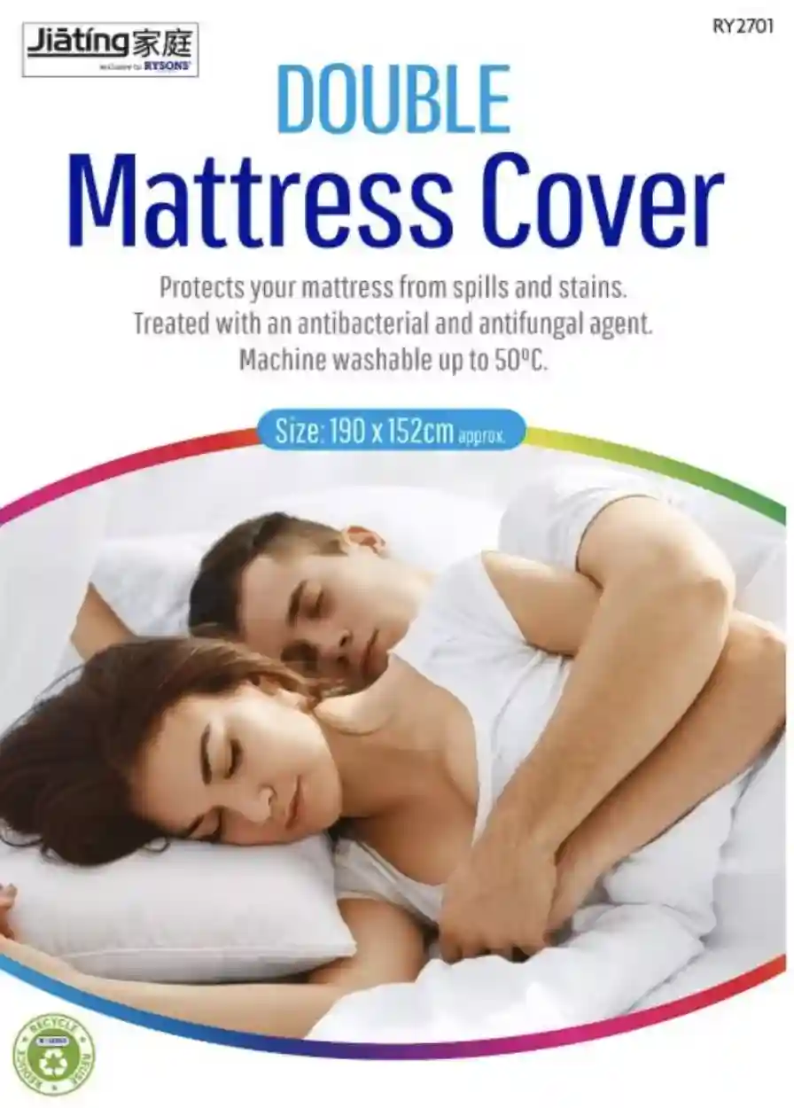 NEW WATERPROOF MATTRESS PROTECTOR COVER FITTED DOUBLE Wet Sheet Nursery Bedding