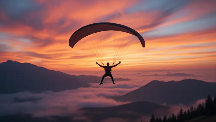 Paragliding Soars sebagai Sukan Baru Muncul