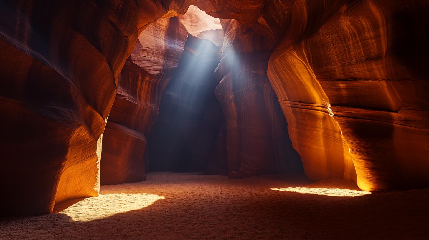 Antelope Canyon သည် သဘာဝအံ့သြစရာလေးမျိုးများဖြစ်သည်။