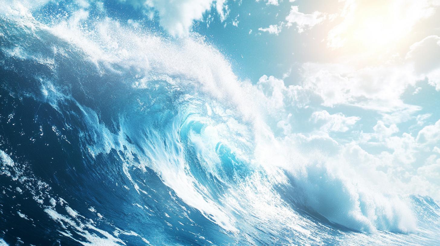 လှိုင်းကြီးများနှင့် surfers များ၏ ရင်ဆိုင်မှု