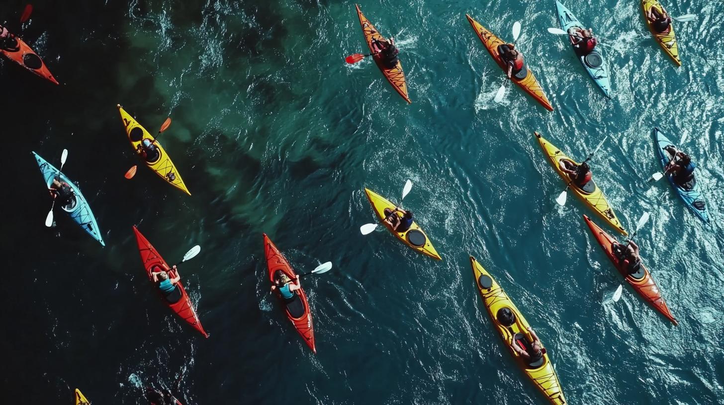 Kayaking ပြိုင်ပွဲတွင် စိတ်လှုပ်ရှားမှုများ ရရှိခဲ့ပါသည်။