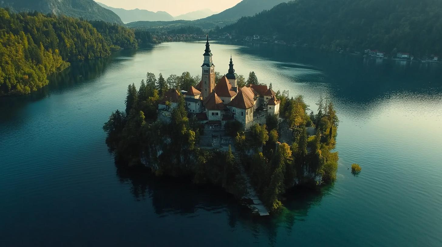 Wonderland Island နှင့် Lake Bled ၏လှပမှု