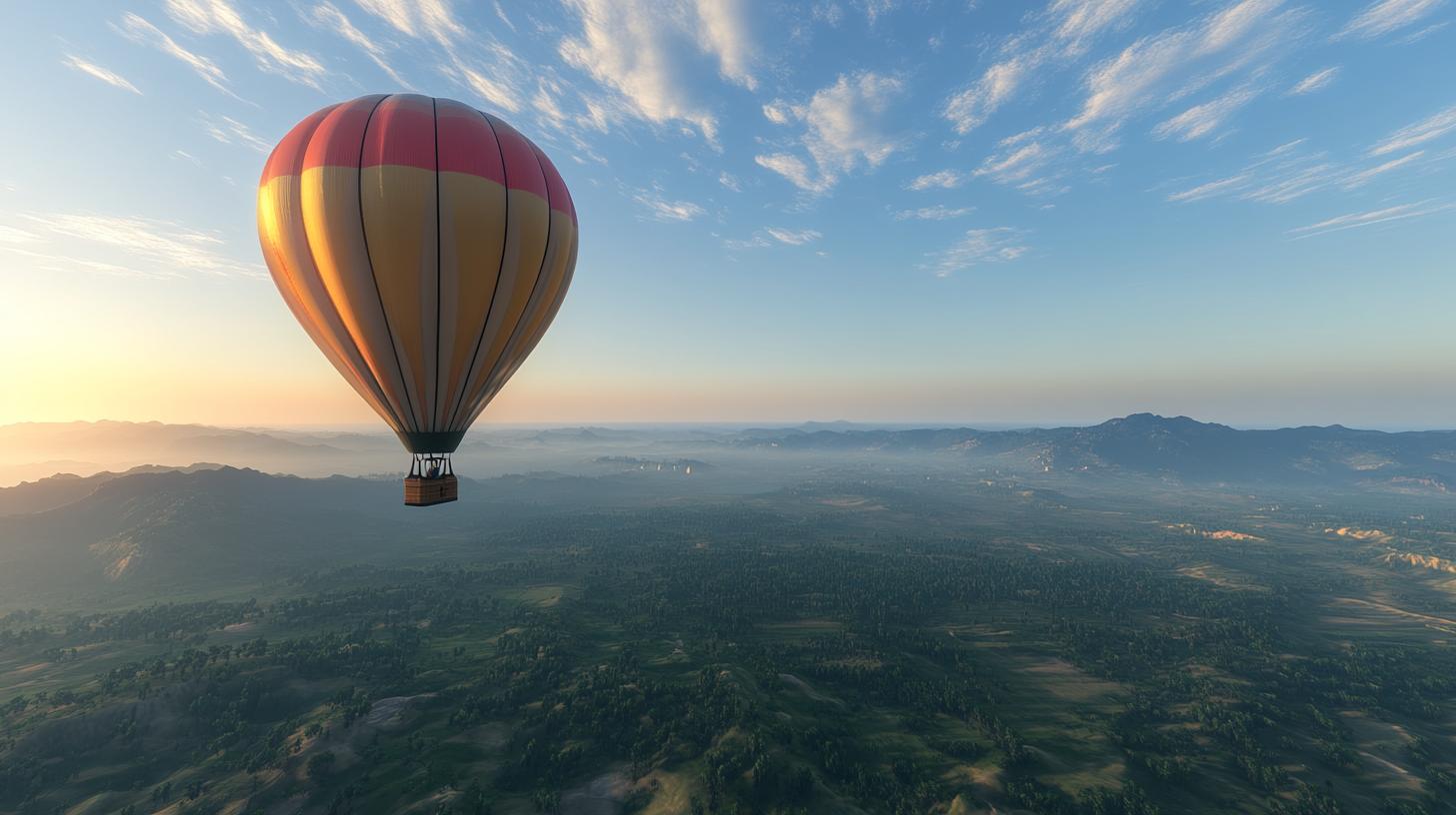 hot air balloon ခရီးစဉ်ကြိုးစားမှုများသည် စိတ်လှုပ်ရှားမှုနှင့်အတူ